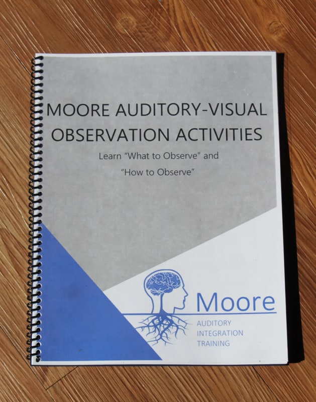 MAV observation booklet-10 cover page of moore auditory observation booklet