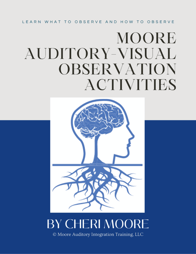 Moore Auditory-Visual Observation Activities Booklet