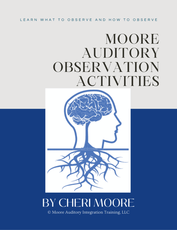 Moore Auditory Observation Activity Booklet with Logo