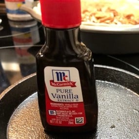 bottle of pure vanilla extract