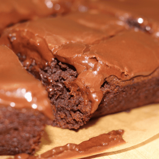 brownies topped with dairy free chocolate brownie icing