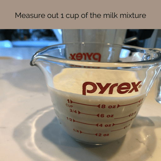 1 cup of goat and coconut milk mixture