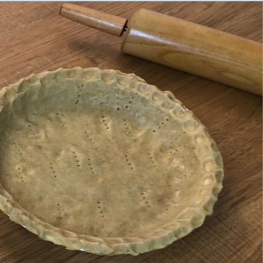 unbaked pie shell