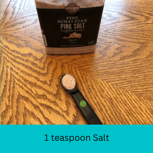 1 tsp salt